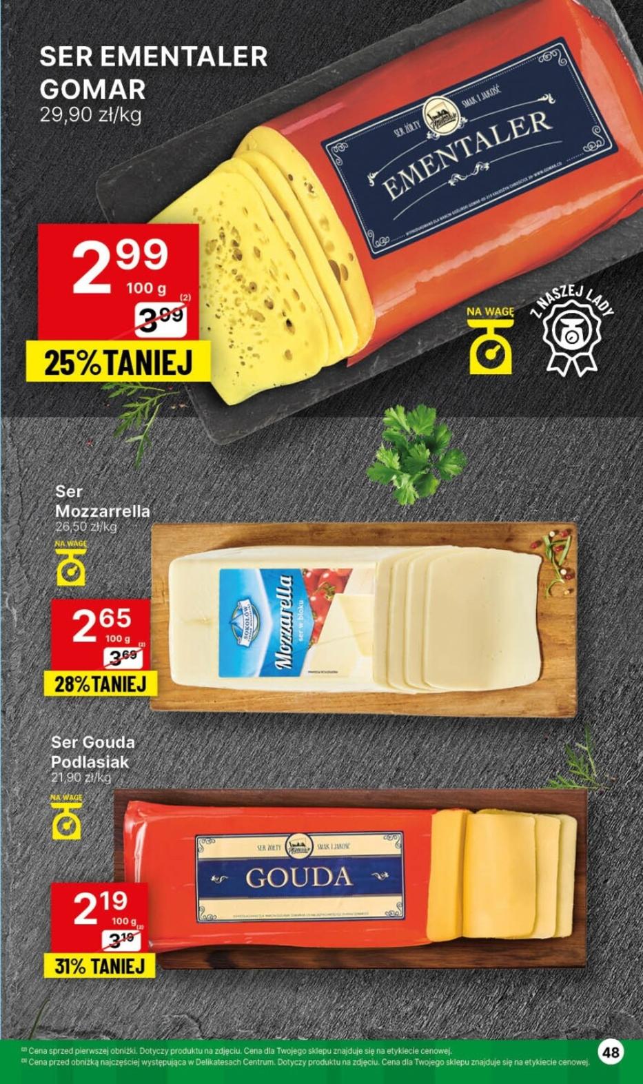 Gazetka promocyjna Delikatesy Centrum str. 48