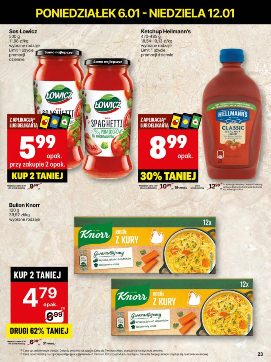 Gazetka promocyjna Delikatesy Centrum str. 23