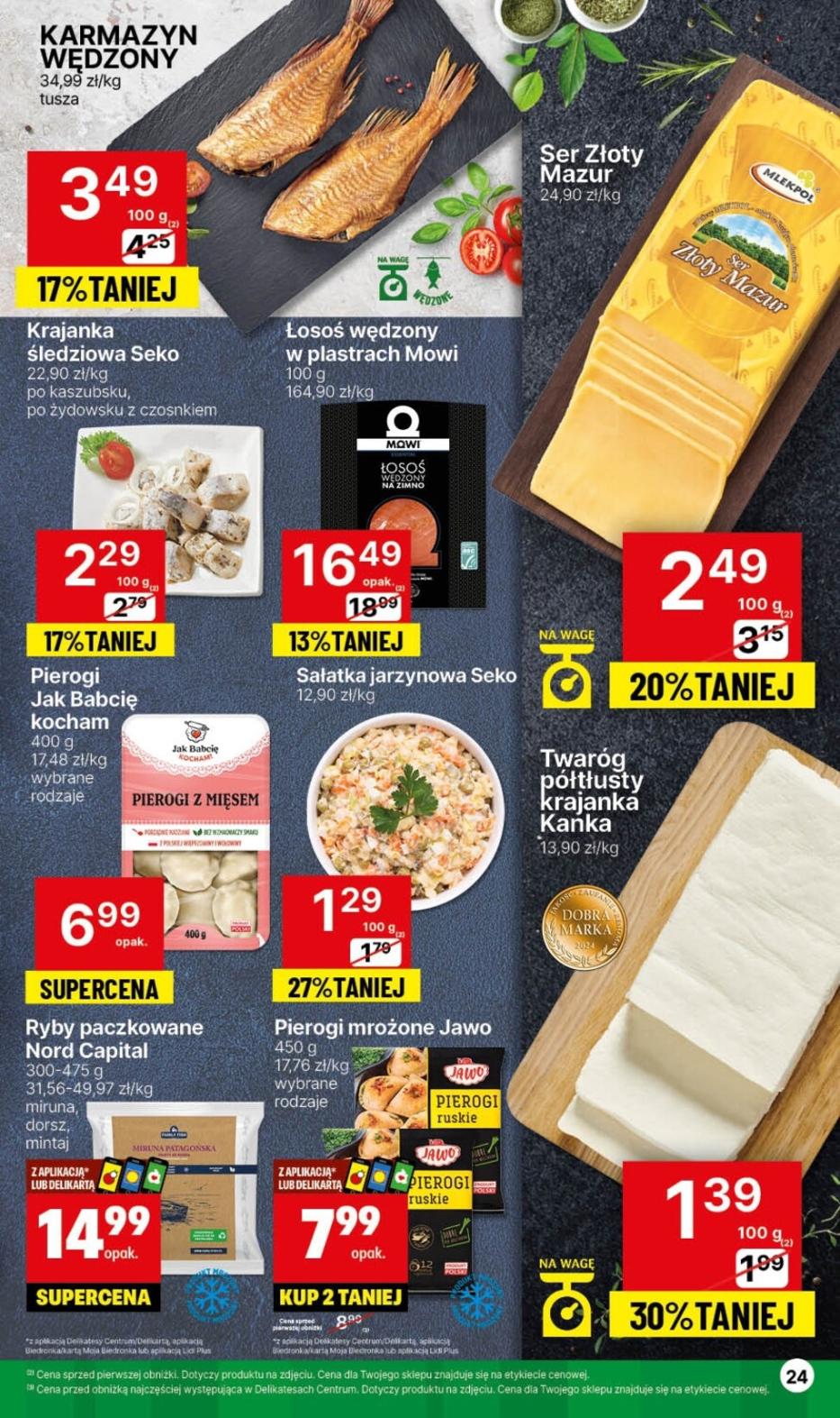 Gazetka promocyjna Delikatesy Centrum str. 24
