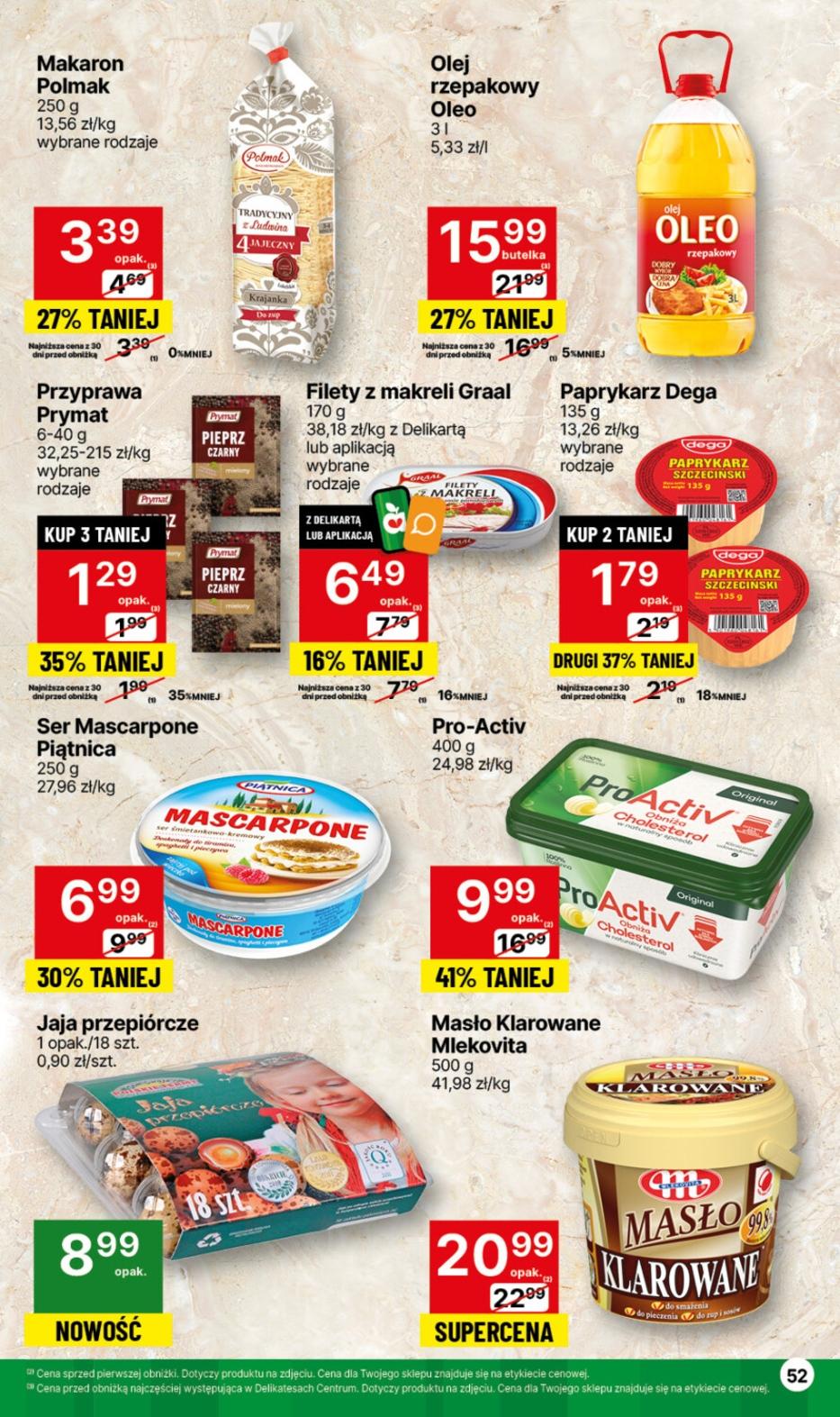 Gazetka promocyjna Delikatesy Centrum str. 52