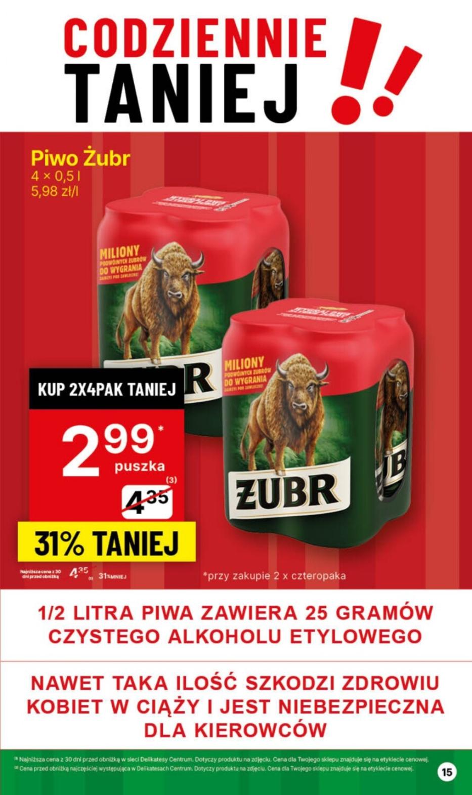 Gazetka promocyjna Delikatesy Centrum str. 15