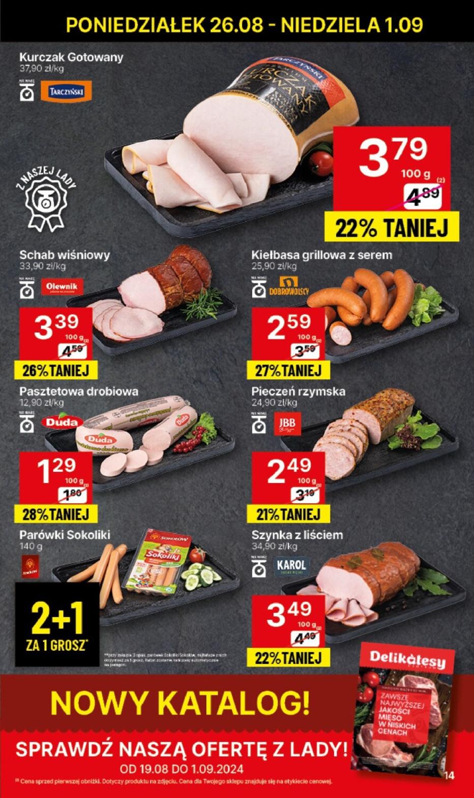 Gazetka promocyjna Delikatesy Centrum str. 14