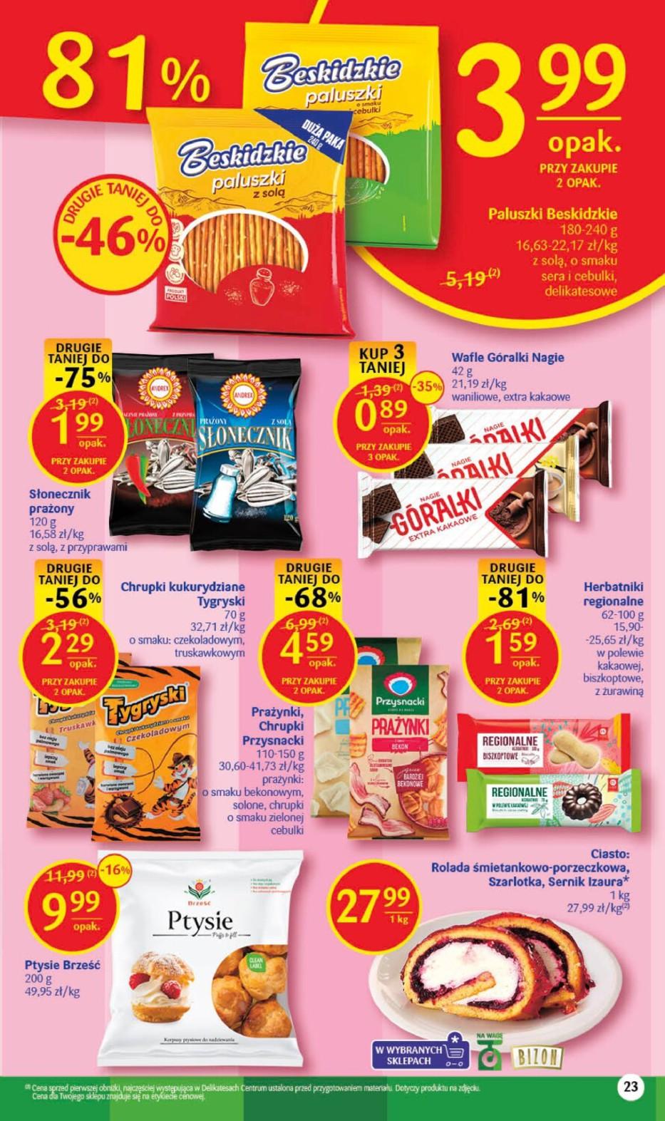 Gazetka promocyjna Delikatesy Centrum str. 23