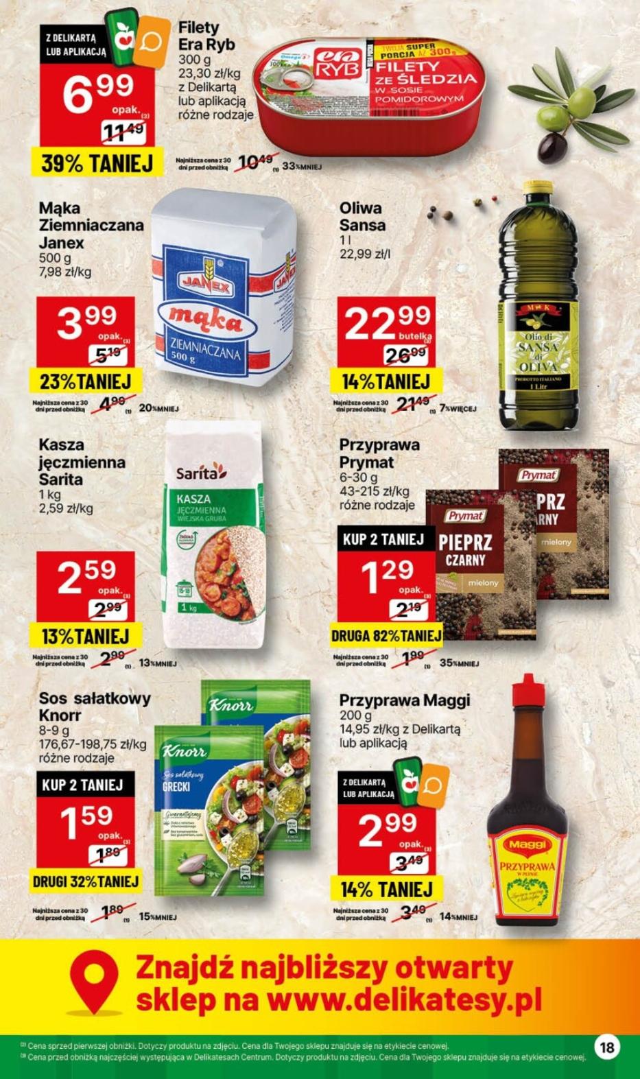 Gazetka promocyjna Delikatesy Centrum str. 18