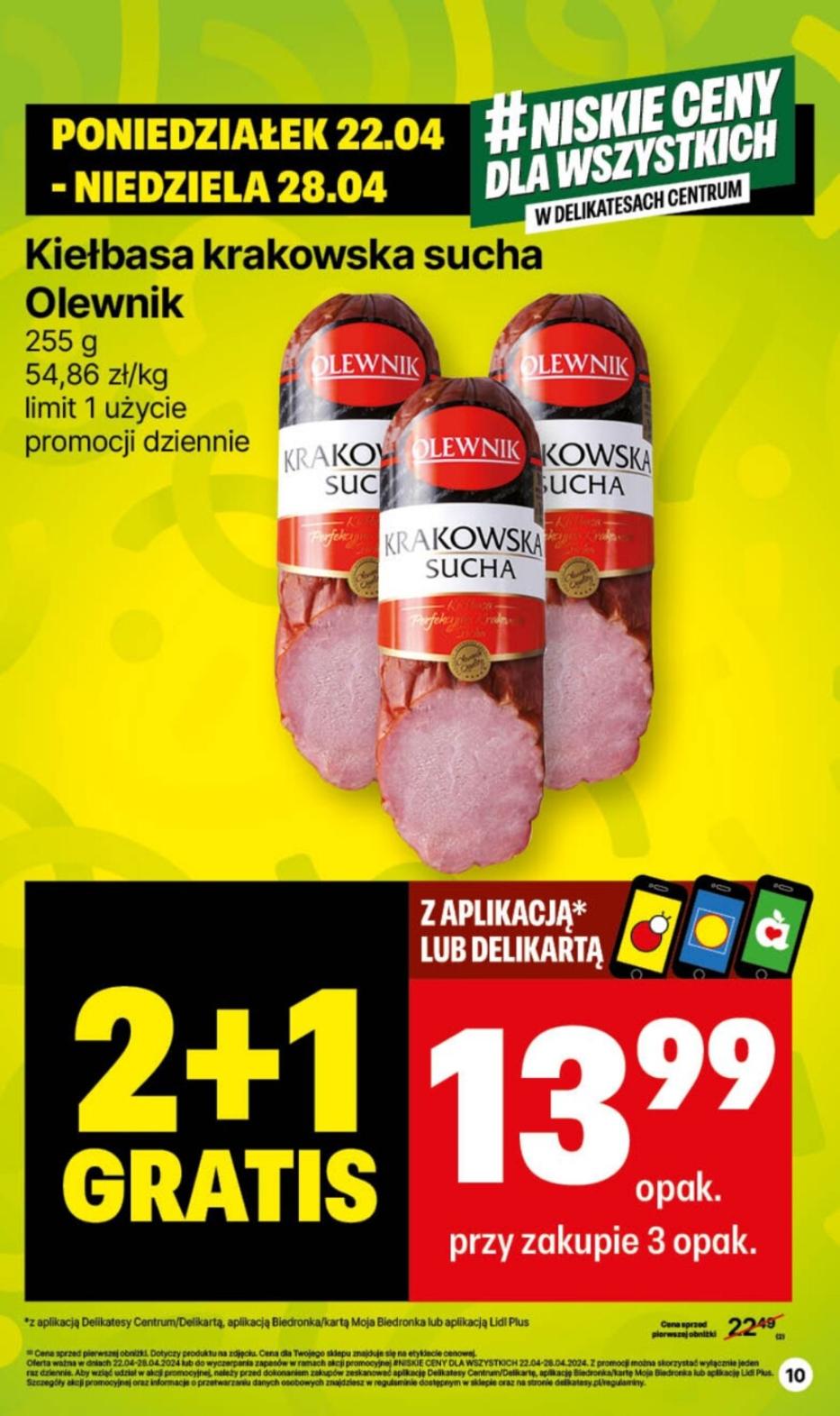 Gazetka promocyjna Delikatesy Centrum str. 10