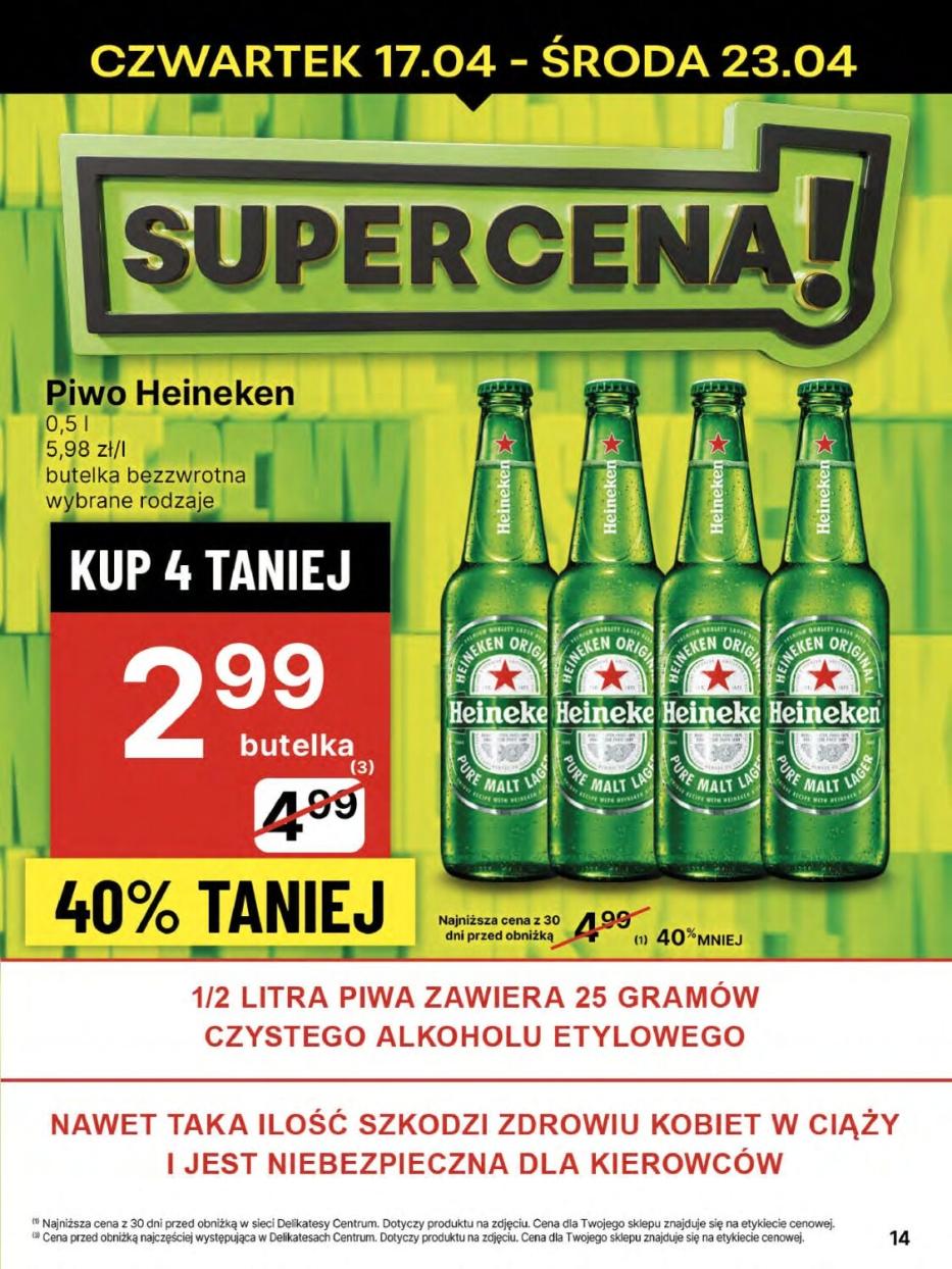 Gazetka promocyjna Delikatesy Centrum str. 14