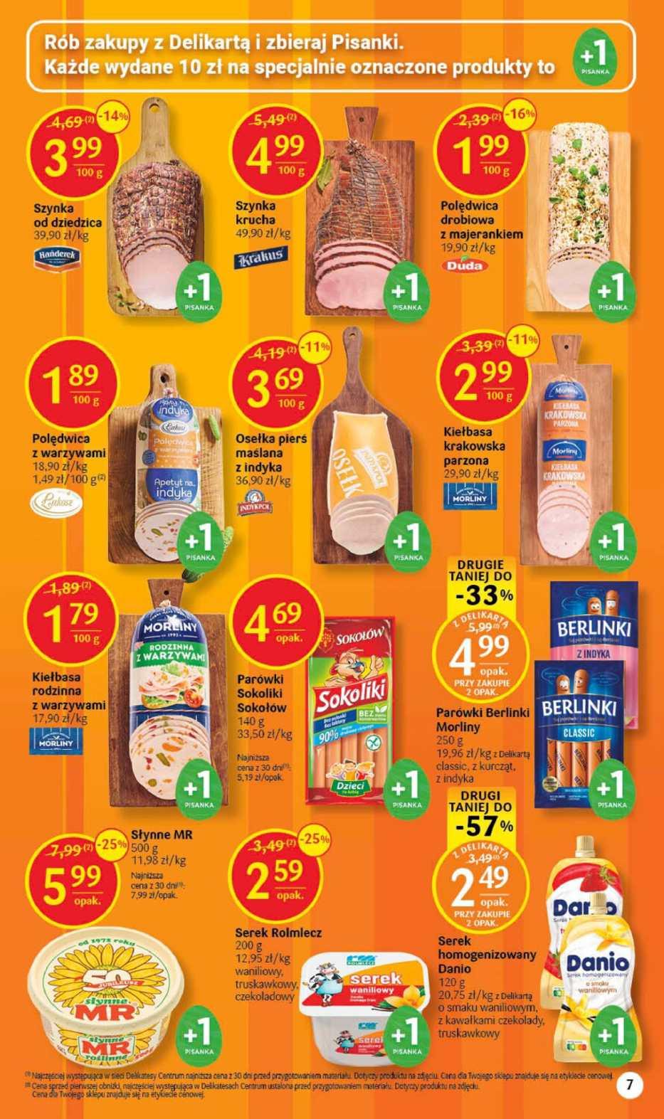 Gazetka promocyjna Delikatesy Centrum str. 7