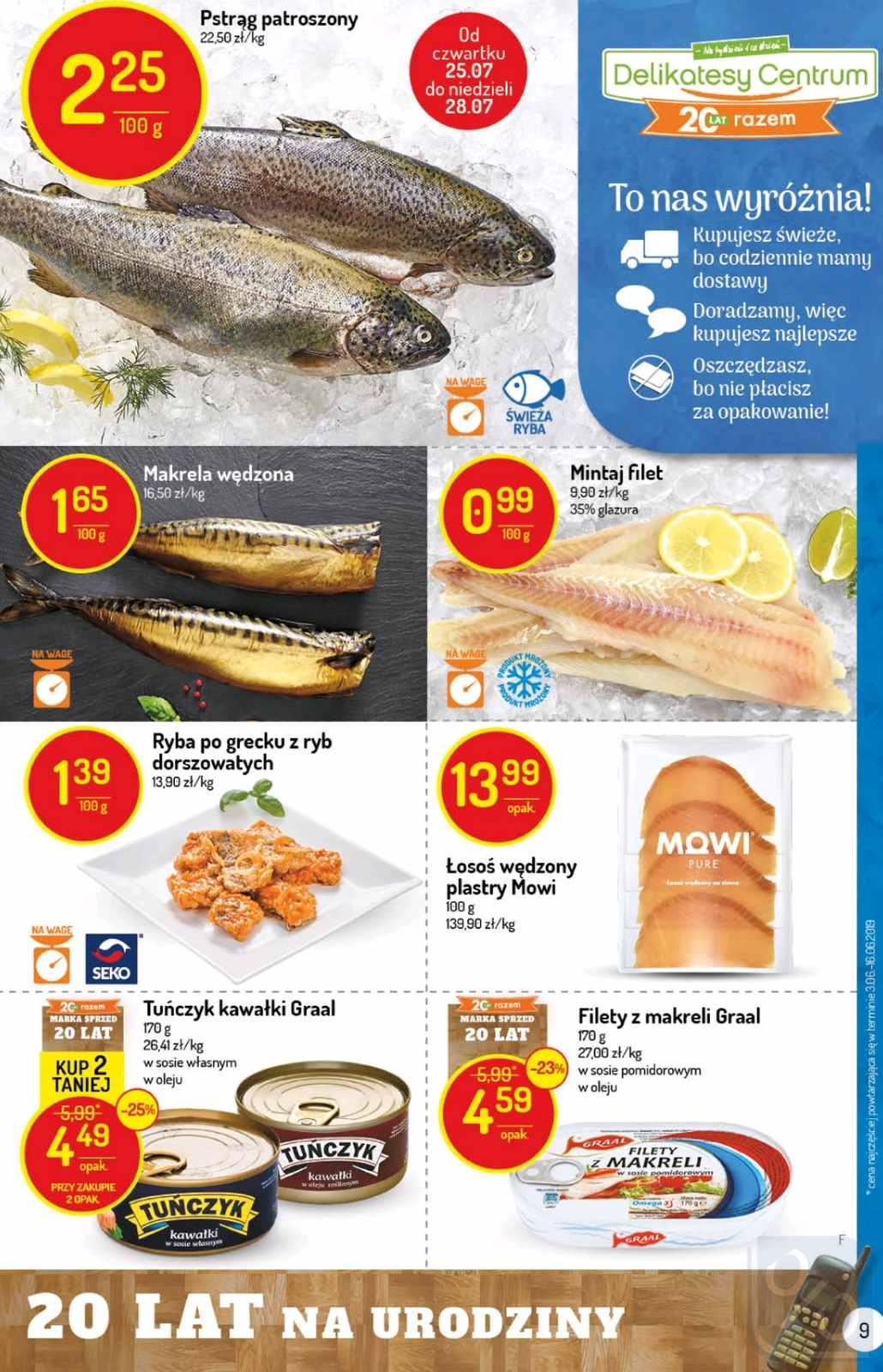 Gazetka promocyjna Delikatesy Centrum str. 9