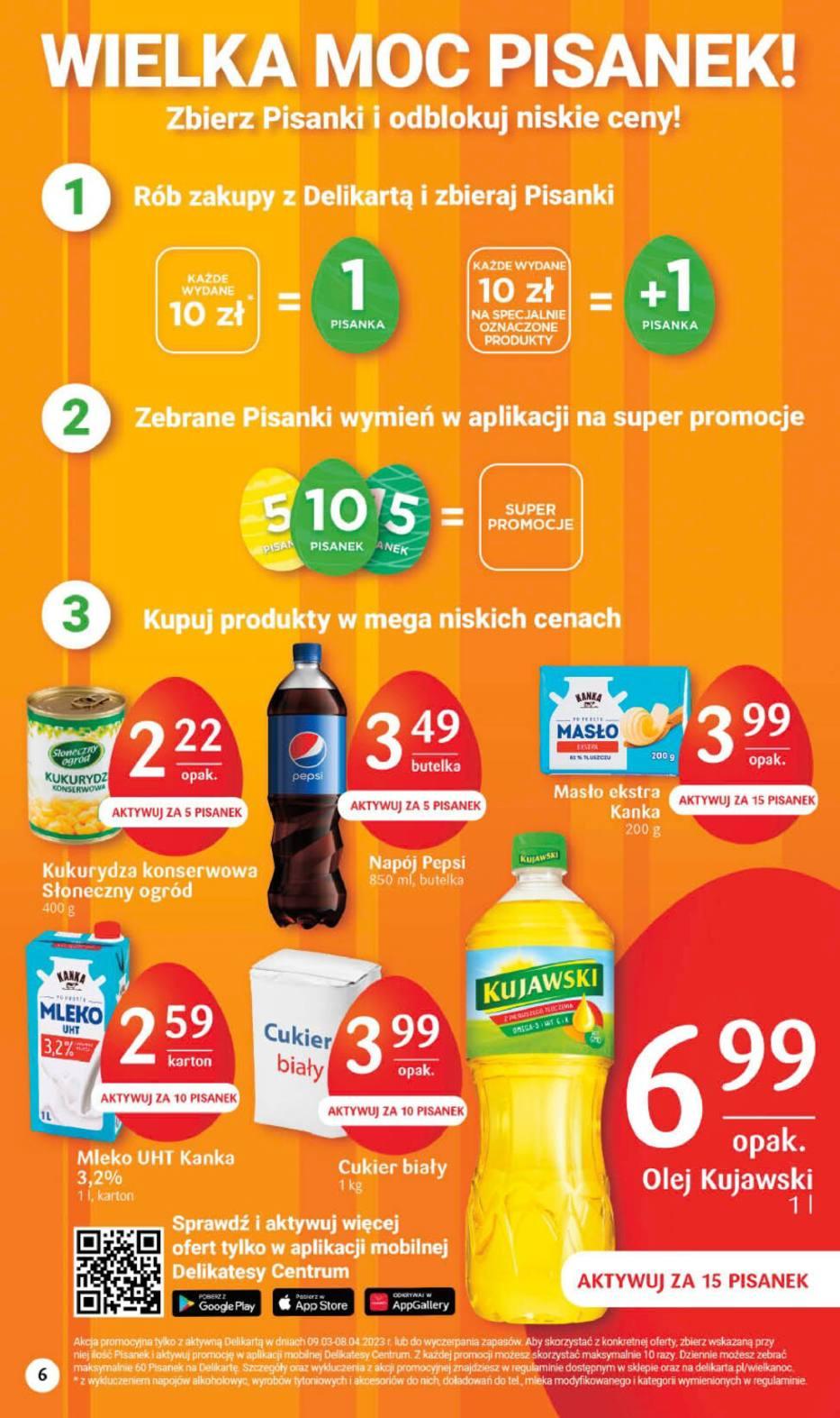 Gazetka promocyjna Delikatesy Centrum str. 6