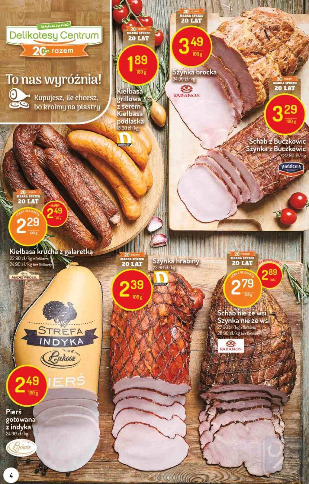 Gazetka promocyjna Delikatesy Centrum str. 4