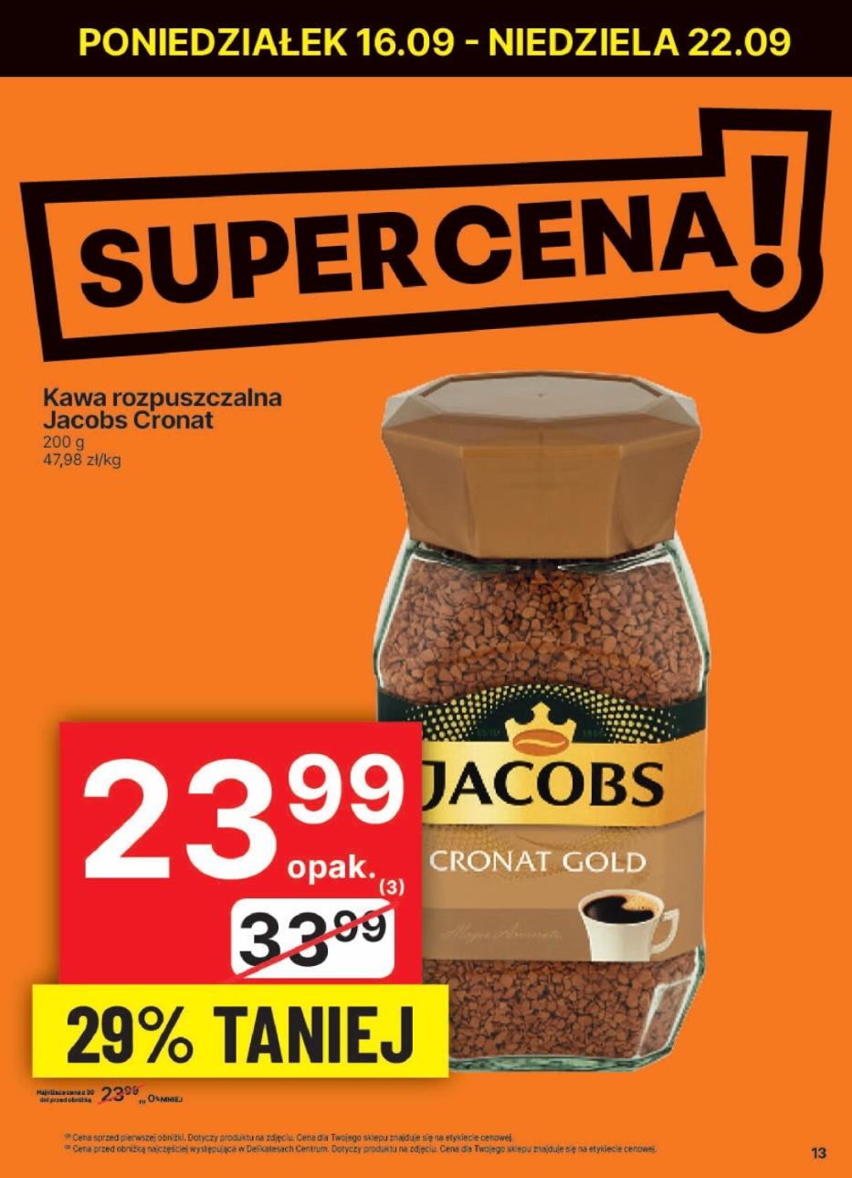 Gazetka promocyjna Delikatesy Centrum str. 13