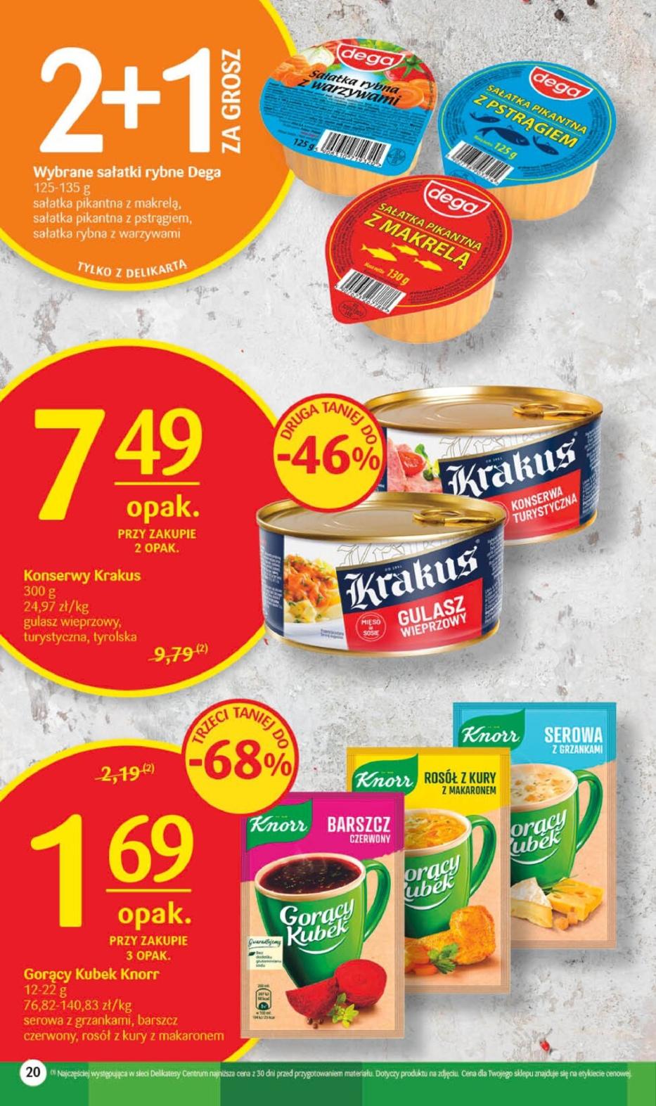Gazetka promocyjna Delikatesy Centrum str. 20