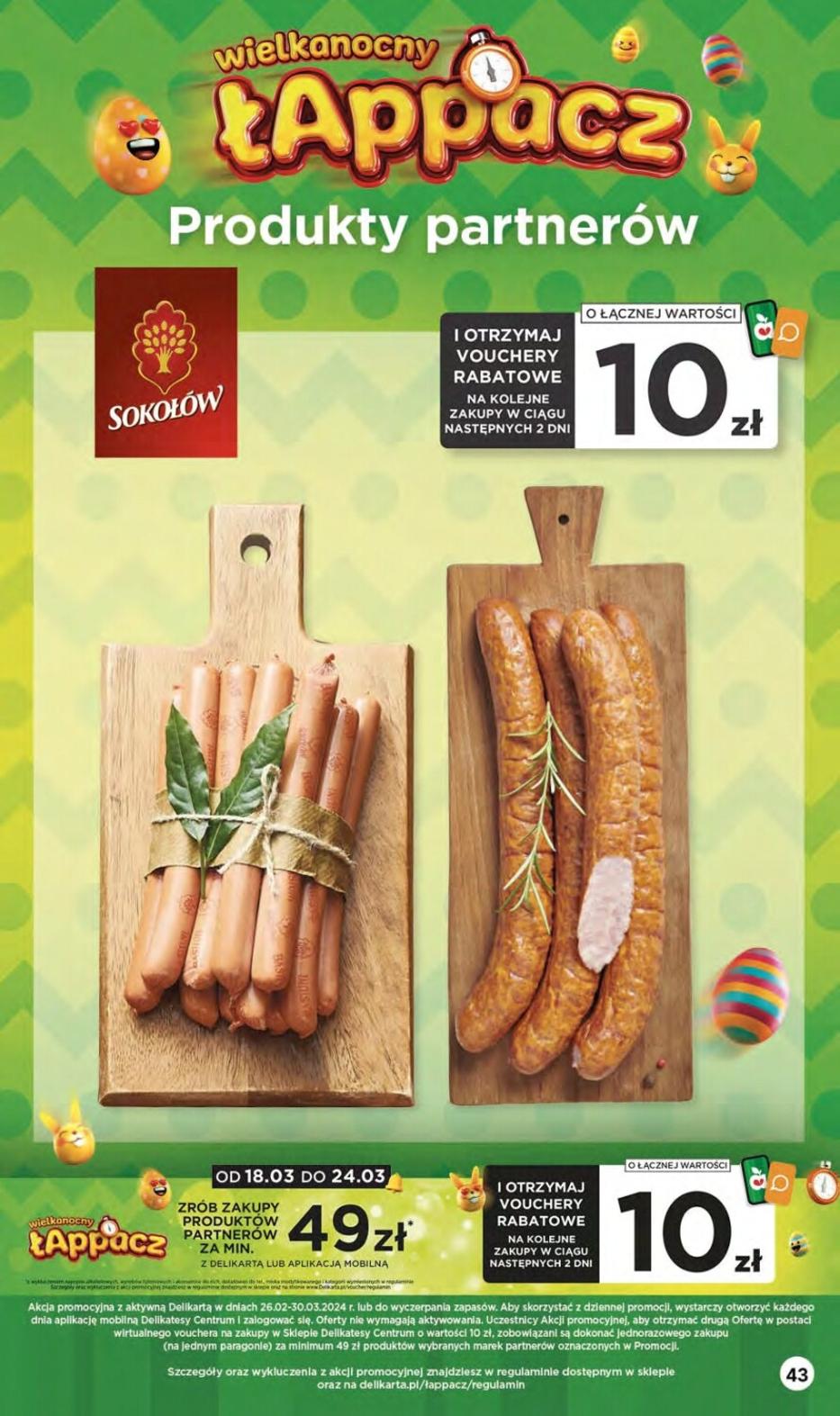 Gazetka promocyjna Delikatesy Centrum str. 43