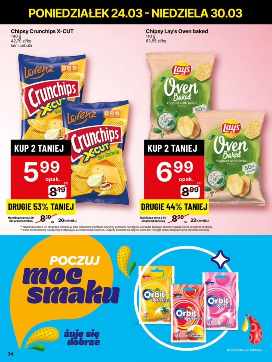 Gazetka promocyjna Delikatesy Centrum str. 34