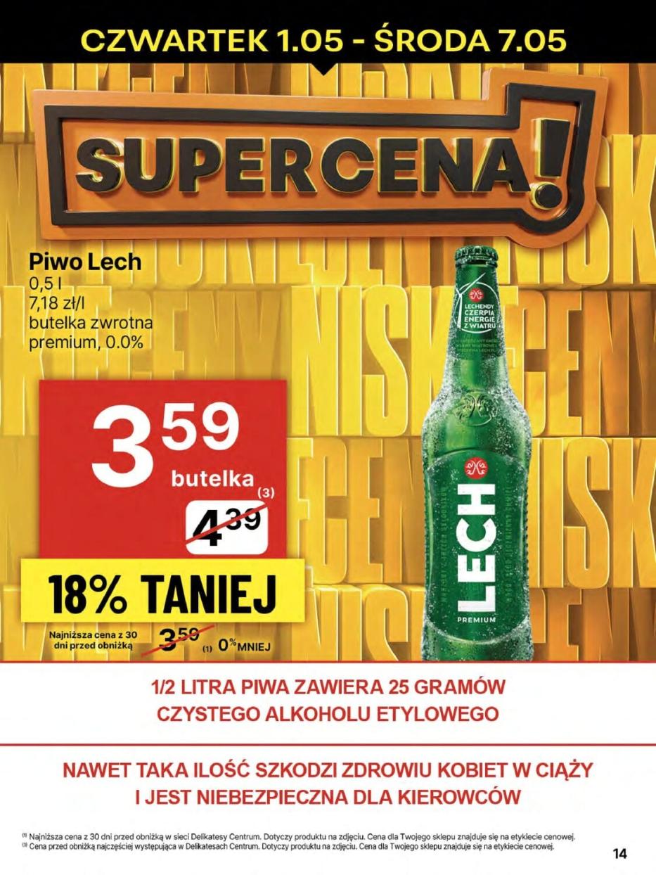 Gazetka promocyjna Delikatesy Centrum str. 14