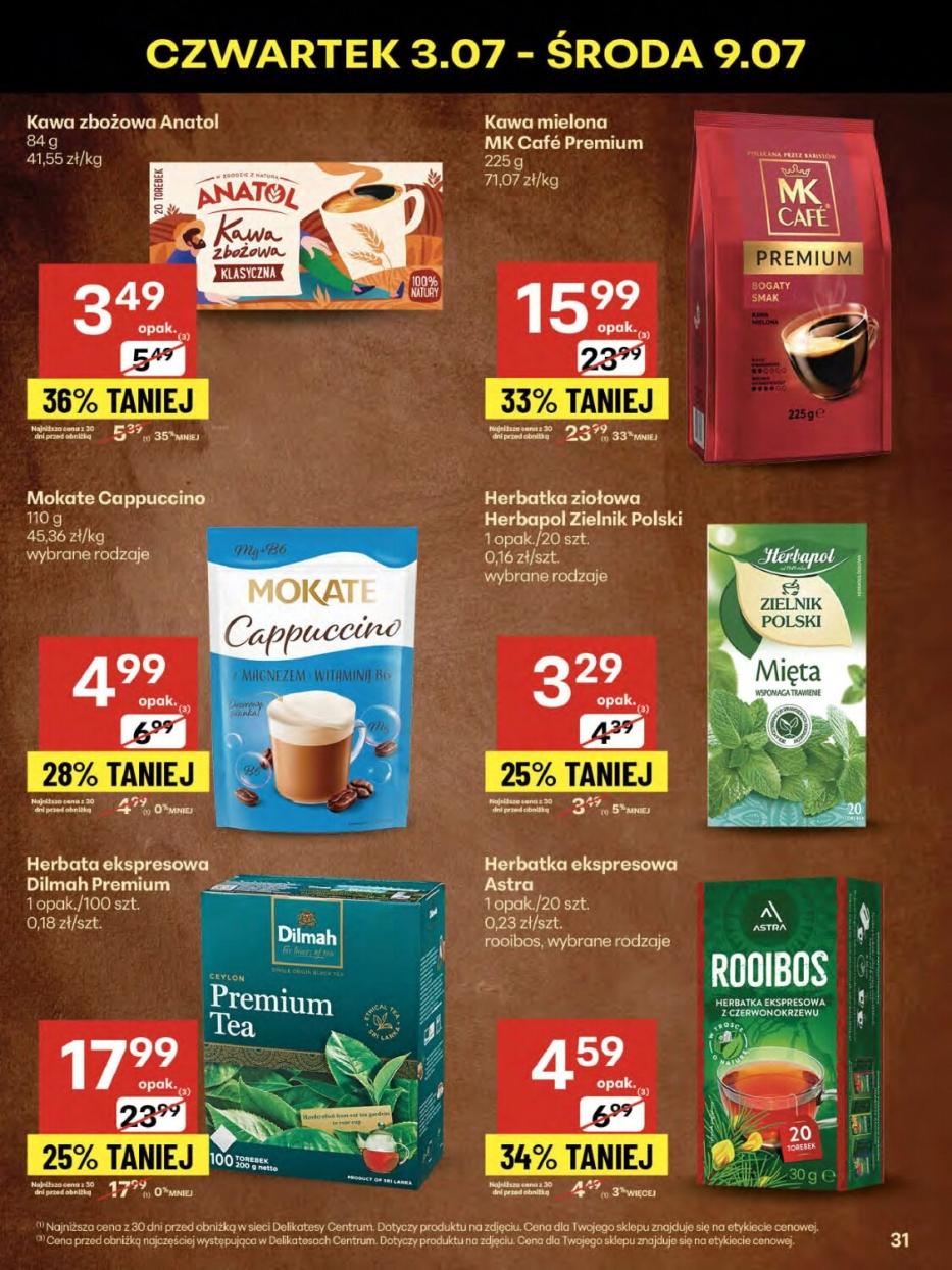 Gazetka promocyjna Delikatesy Centrum str. 31