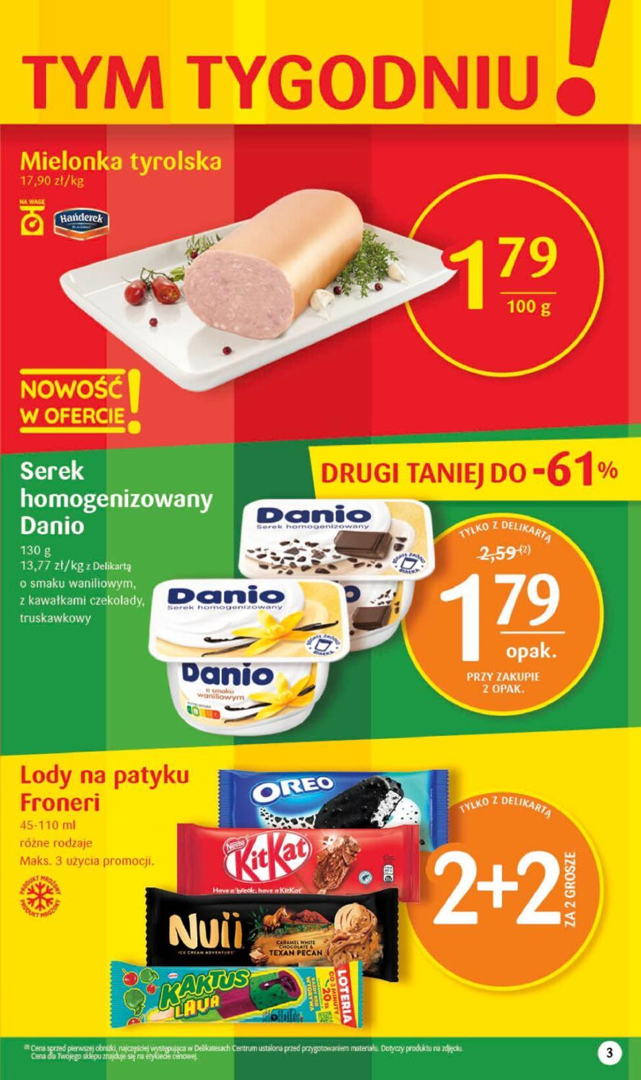 Gazetka promocyjna Delikatesy Centrum str. 3
