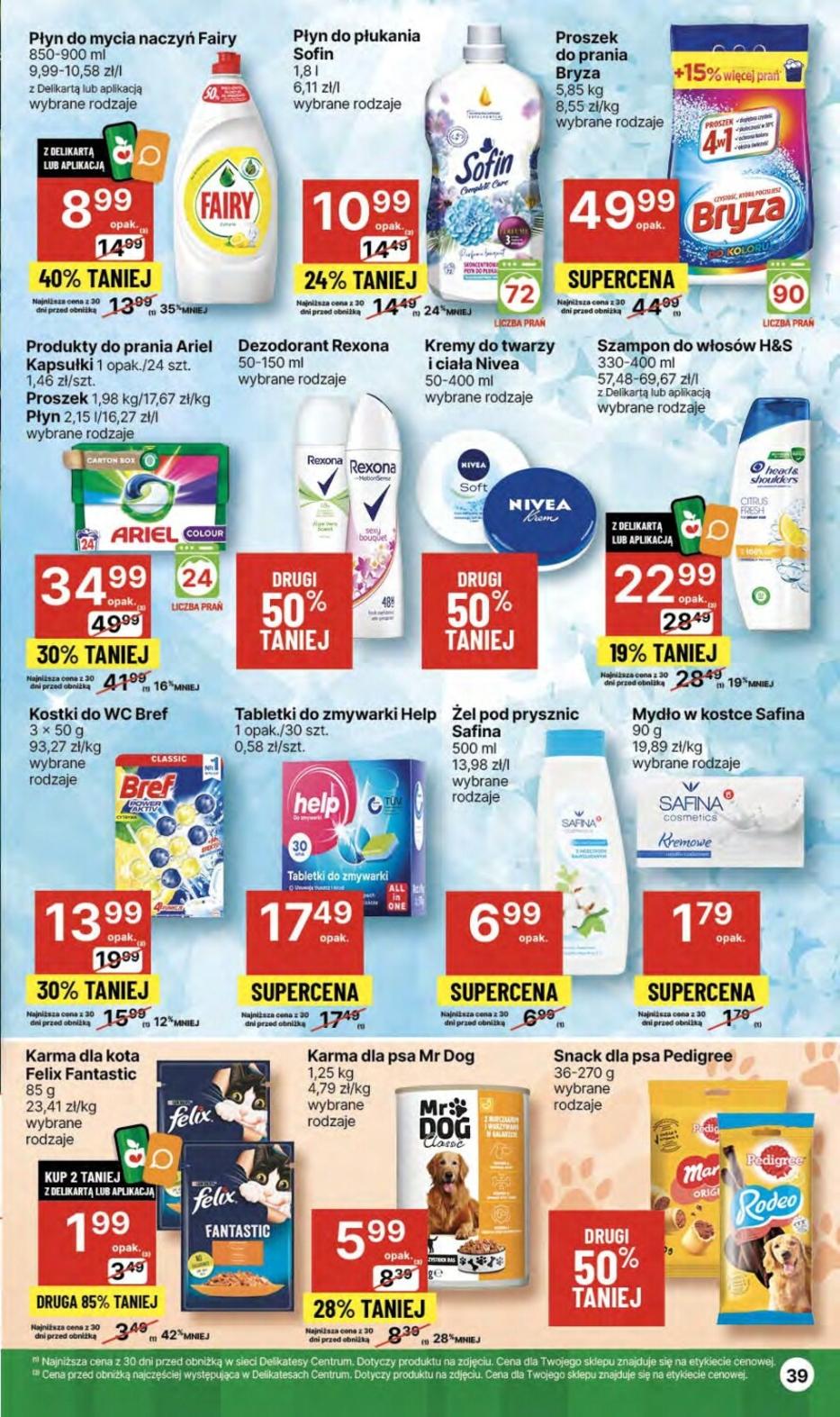Gazetka promocyjna Delikatesy Centrum str. 39