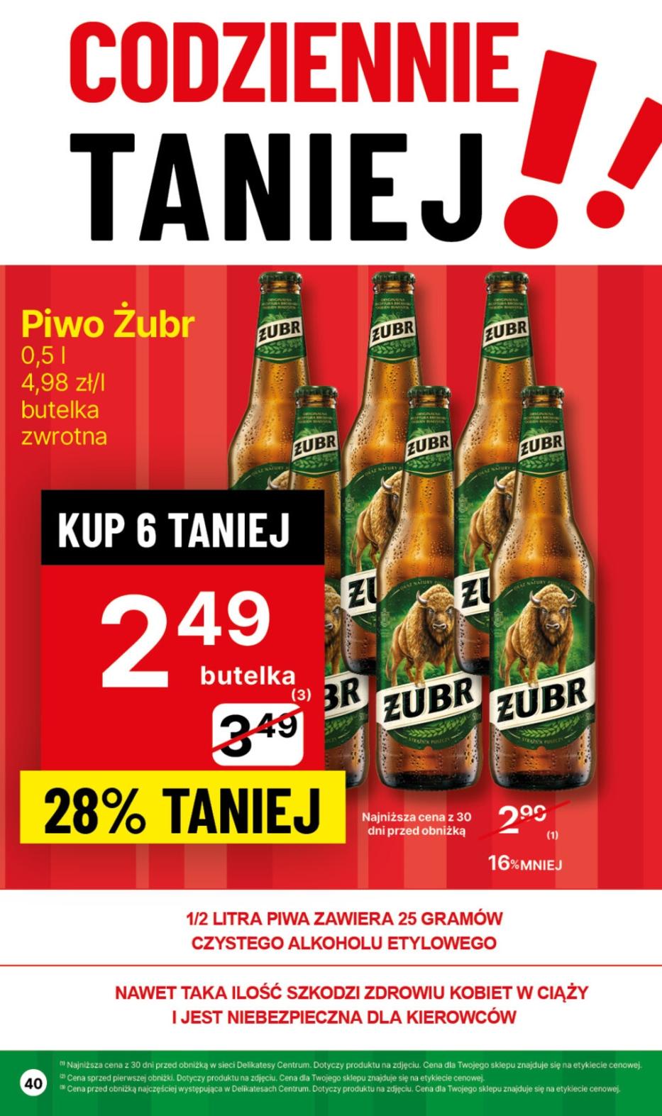 Gazetka promocyjna Delikatesy Centrum str. 40