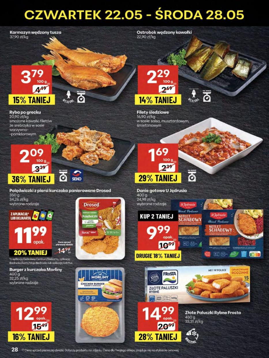 Gazetka promocyjna Delikatesy Centrum str. 28