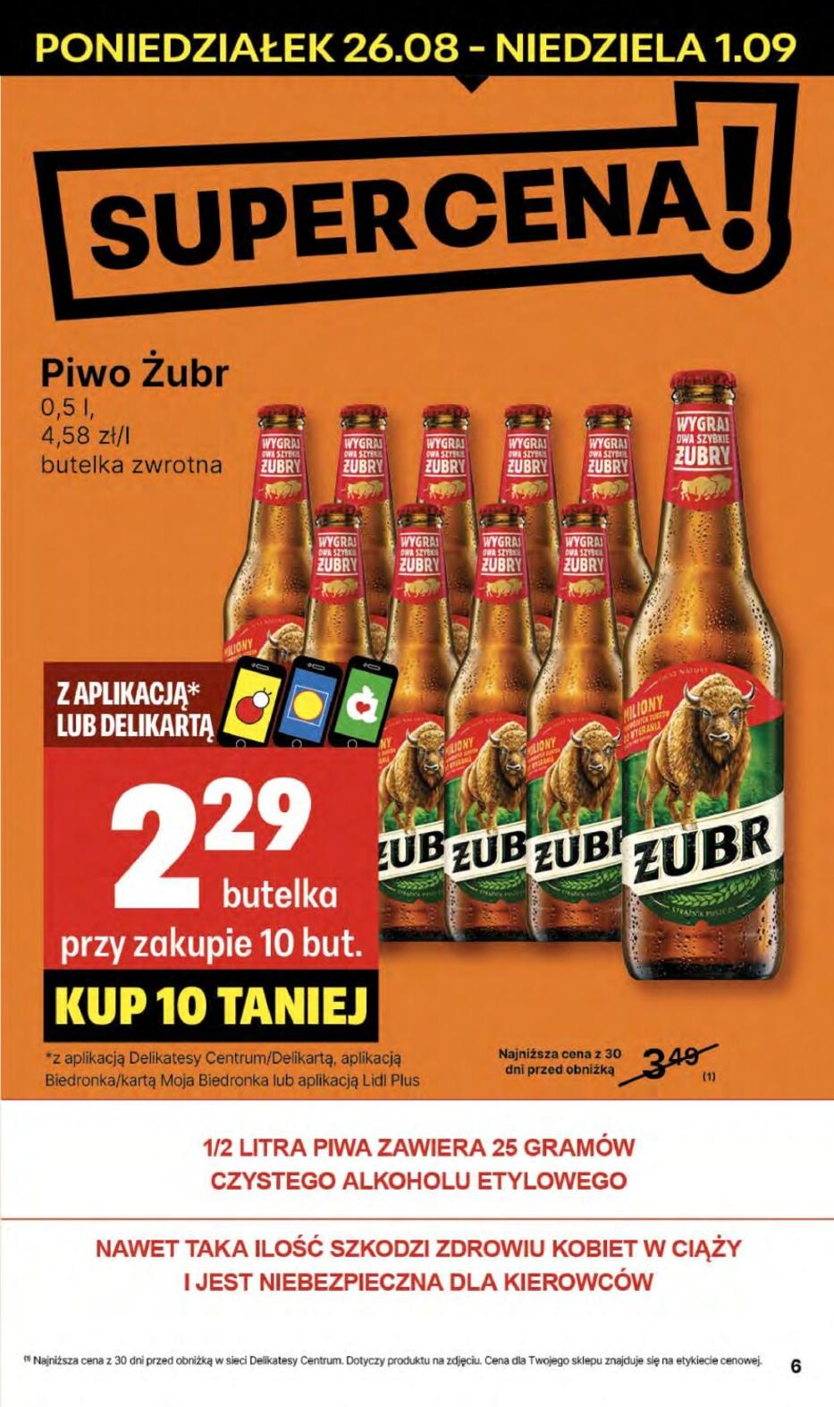 Gazetka promocyjna Delikatesy Centrum str. 6