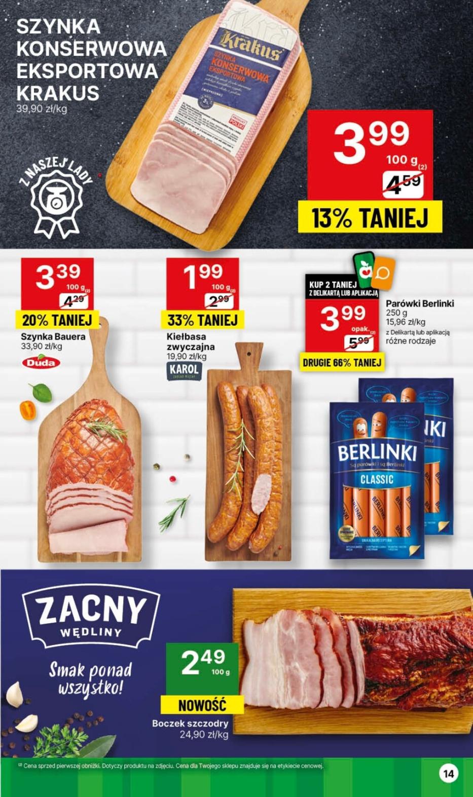 Gazetka promocyjna Delikatesy Centrum str. 14