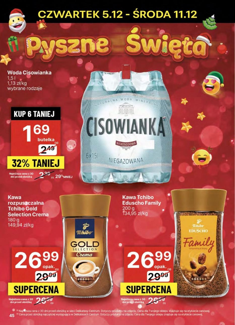Gazetka promocyjna Delikatesy Centrum str. 45