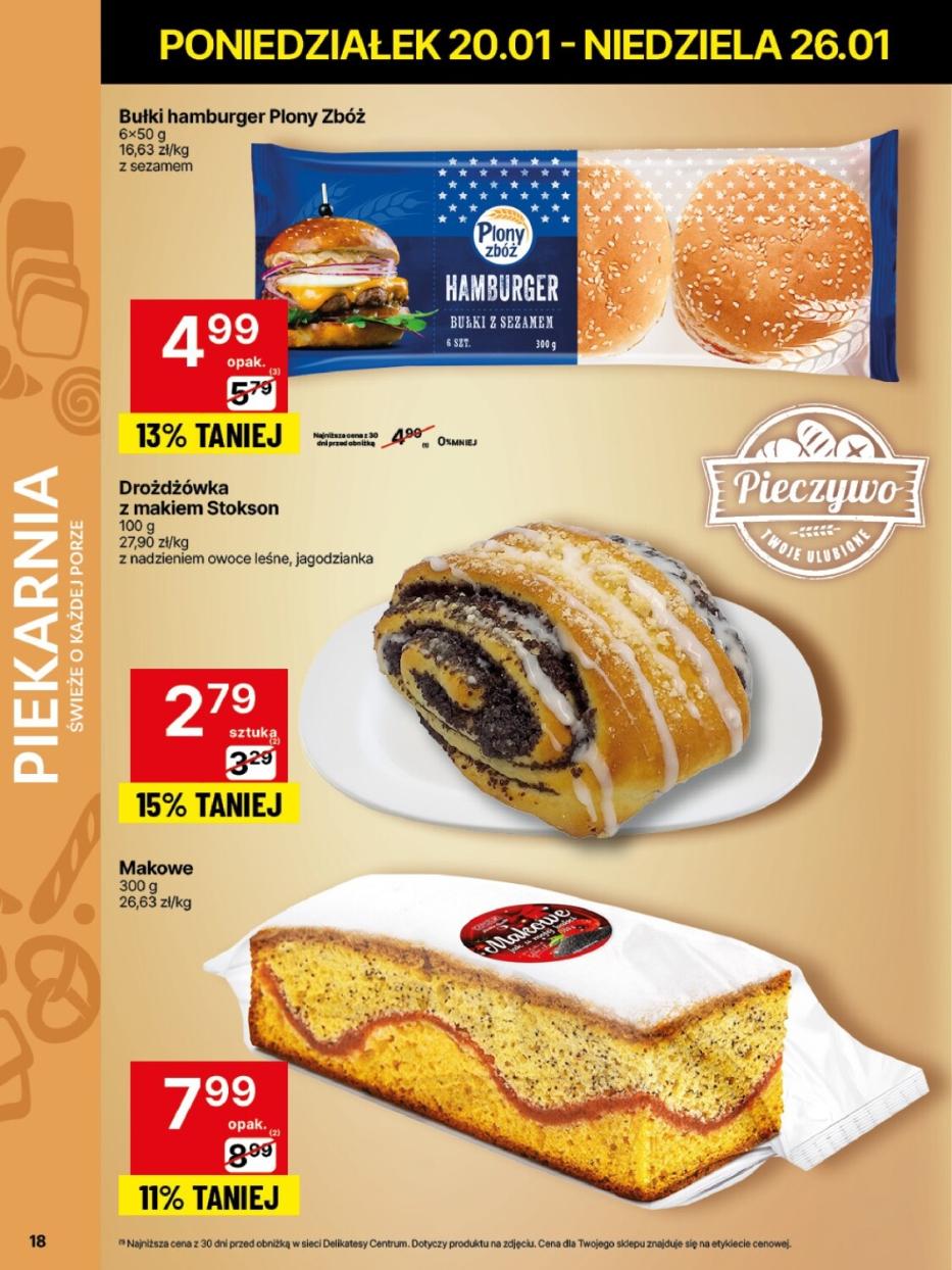 Gazetka promocyjna Delikatesy Centrum str. 18