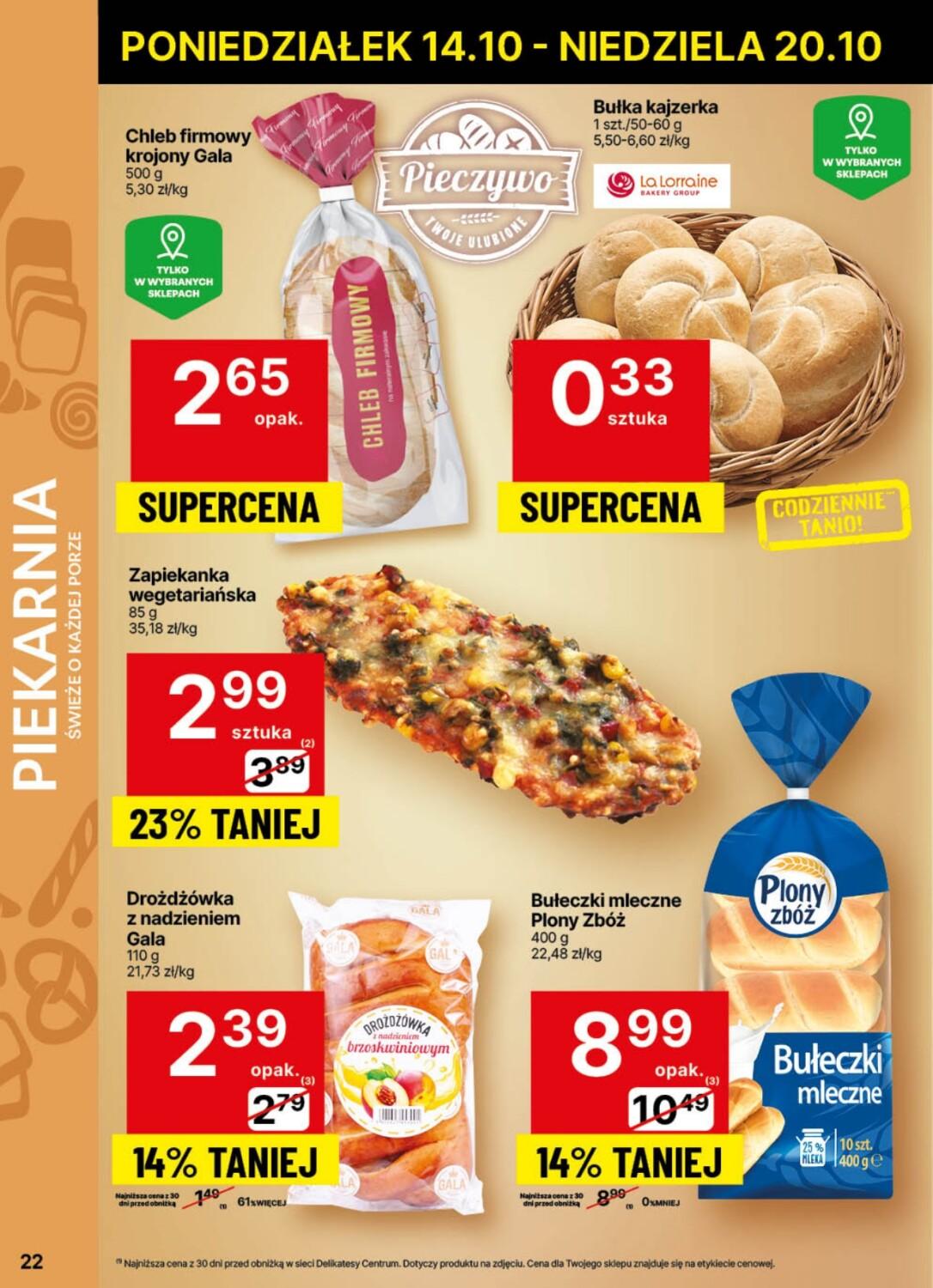 Gazetka promocyjna Delikatesy Centrum str. 22