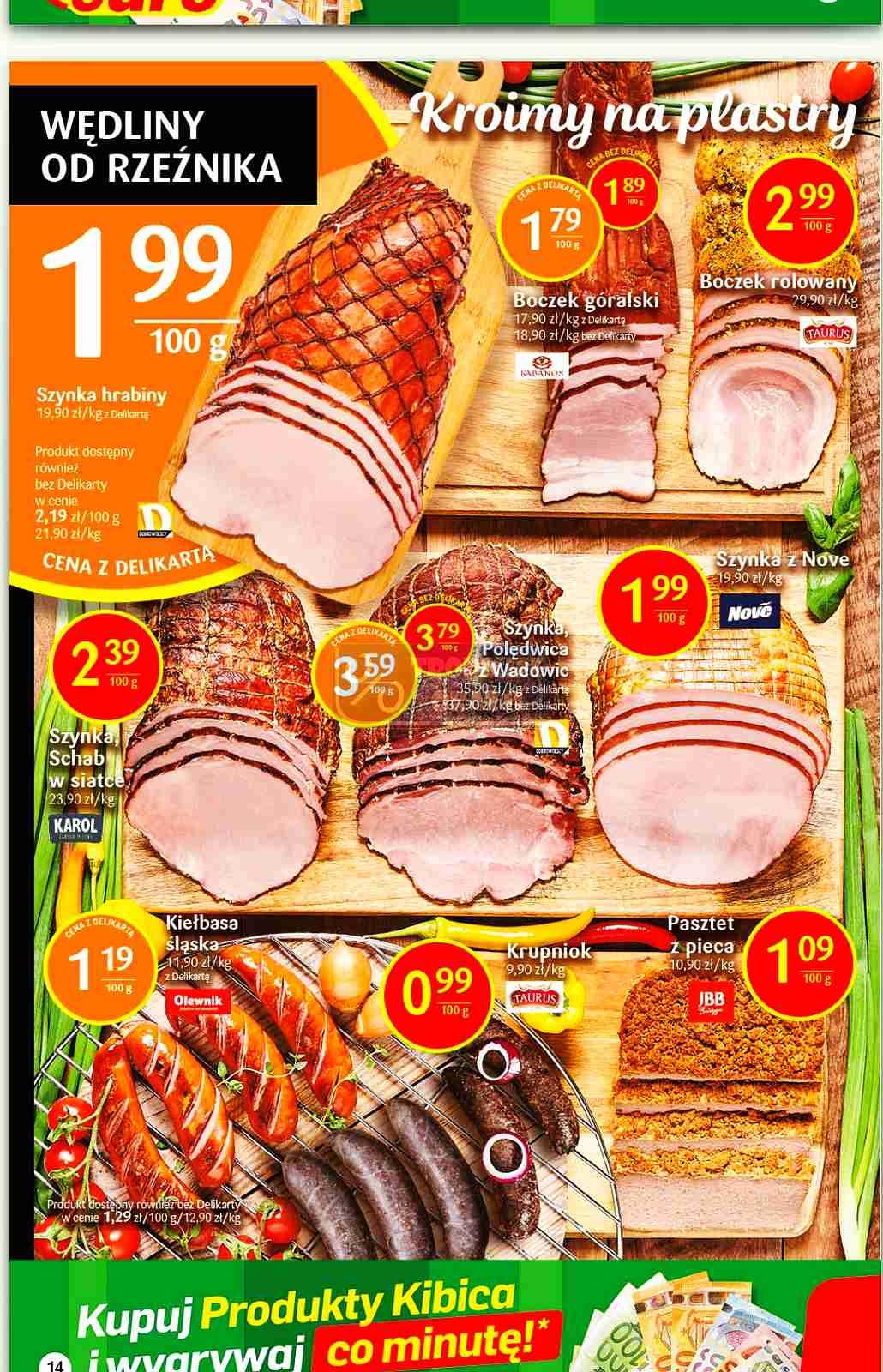 Gazetka promocyjna Delikatesy Centrum str. 14