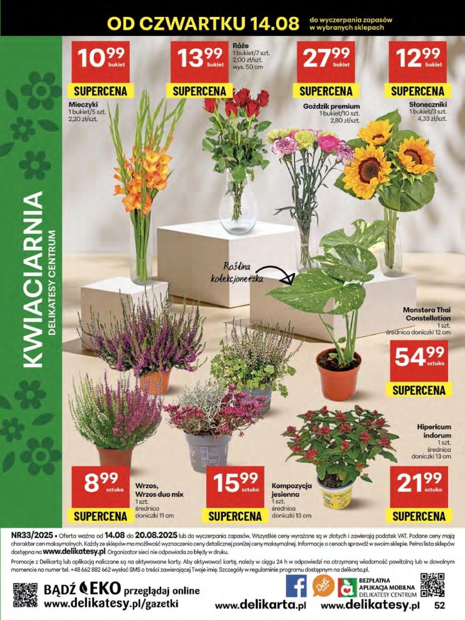 Gazetka promocyjna Delikatesy Centrum str. 52