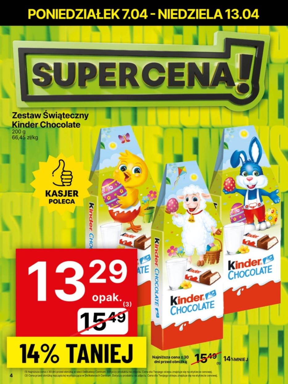 Gazetka promocyjna Delikatesy Centrum str. 4