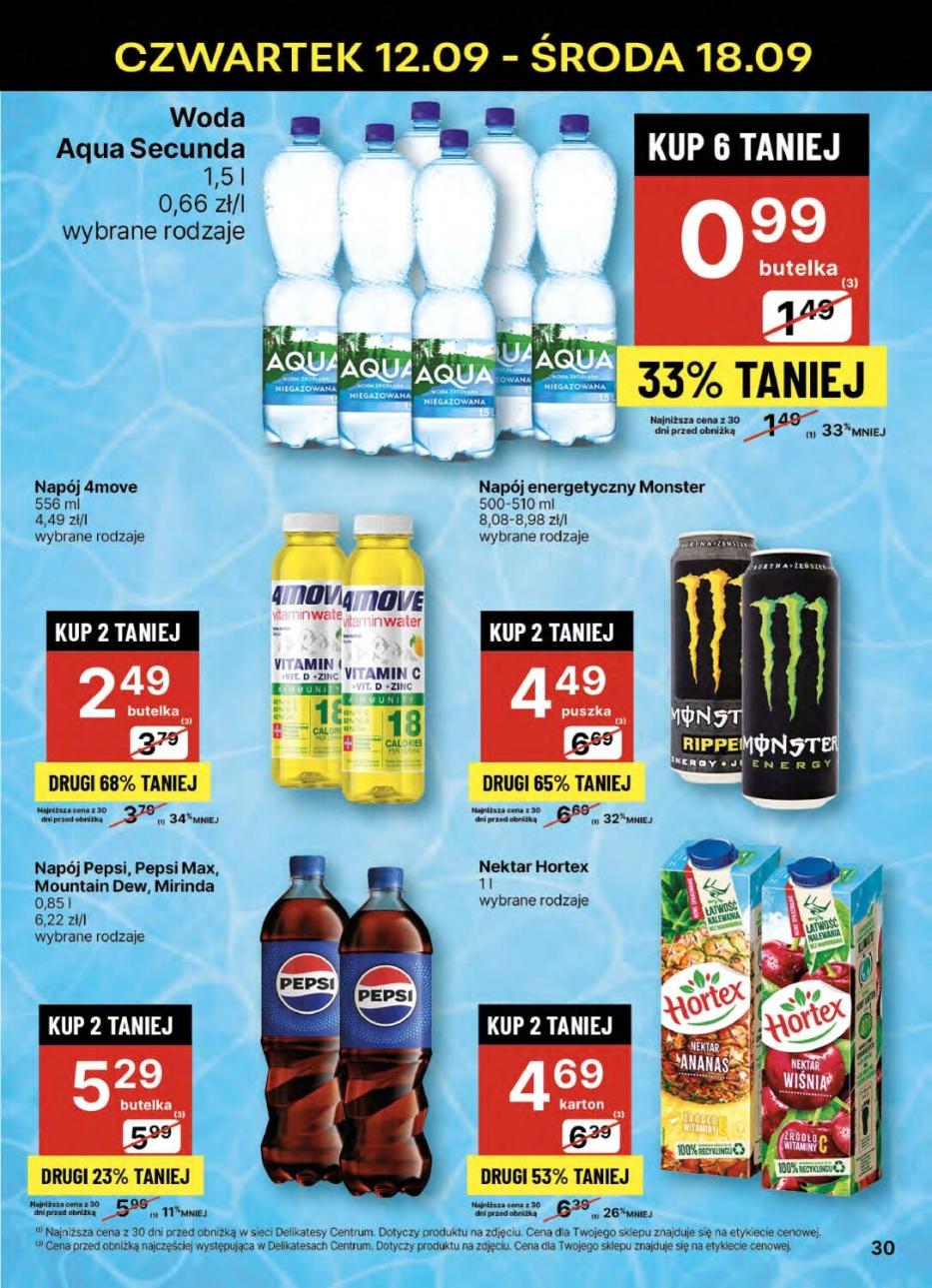 Gazetka promocyjna Delikatesy Centrum str. 30