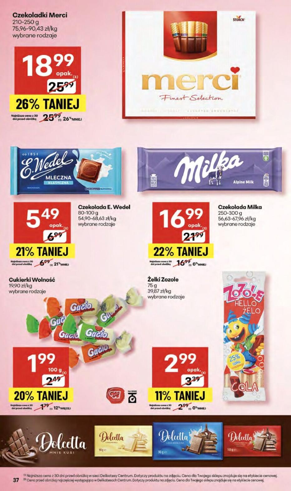 Gazetka promocyjna Delikatesy Centrum str. 37