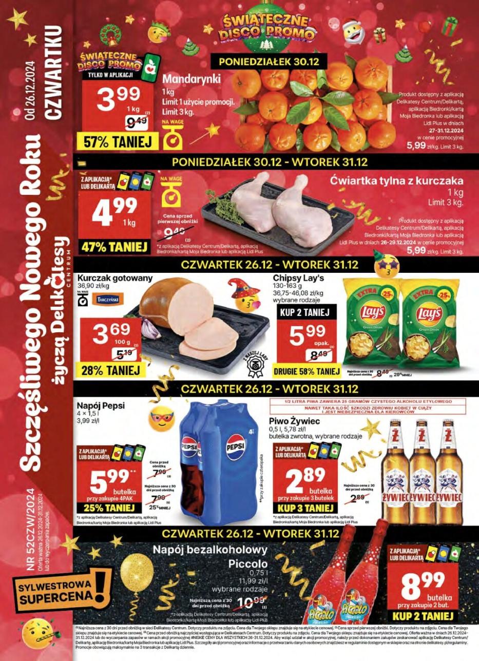 Gazetka promocyjna Delikatesy Centrum str. 1