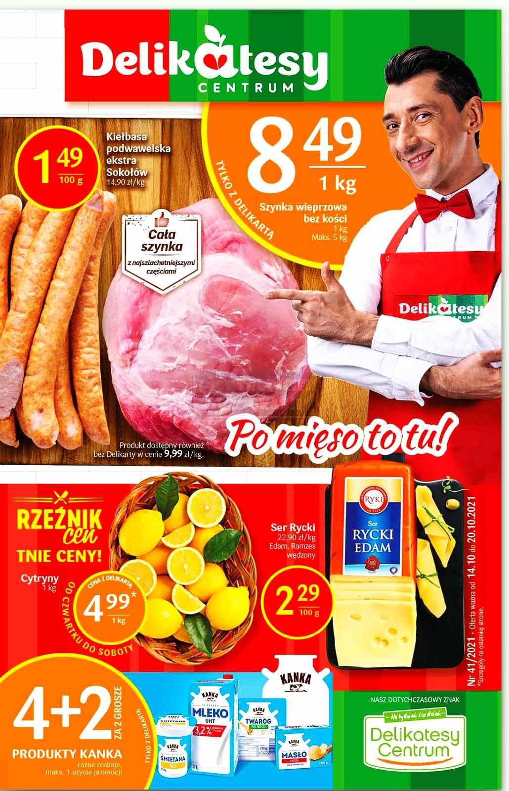 Gazetka promocyjna Delikatesy Centrum str. 1