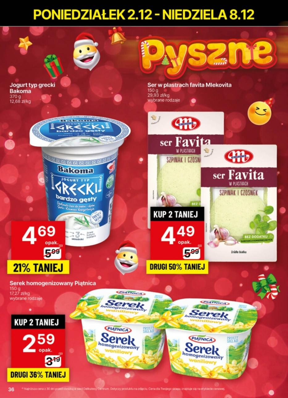 Gazetka promocyjna Delikatesy Centrum str. 36