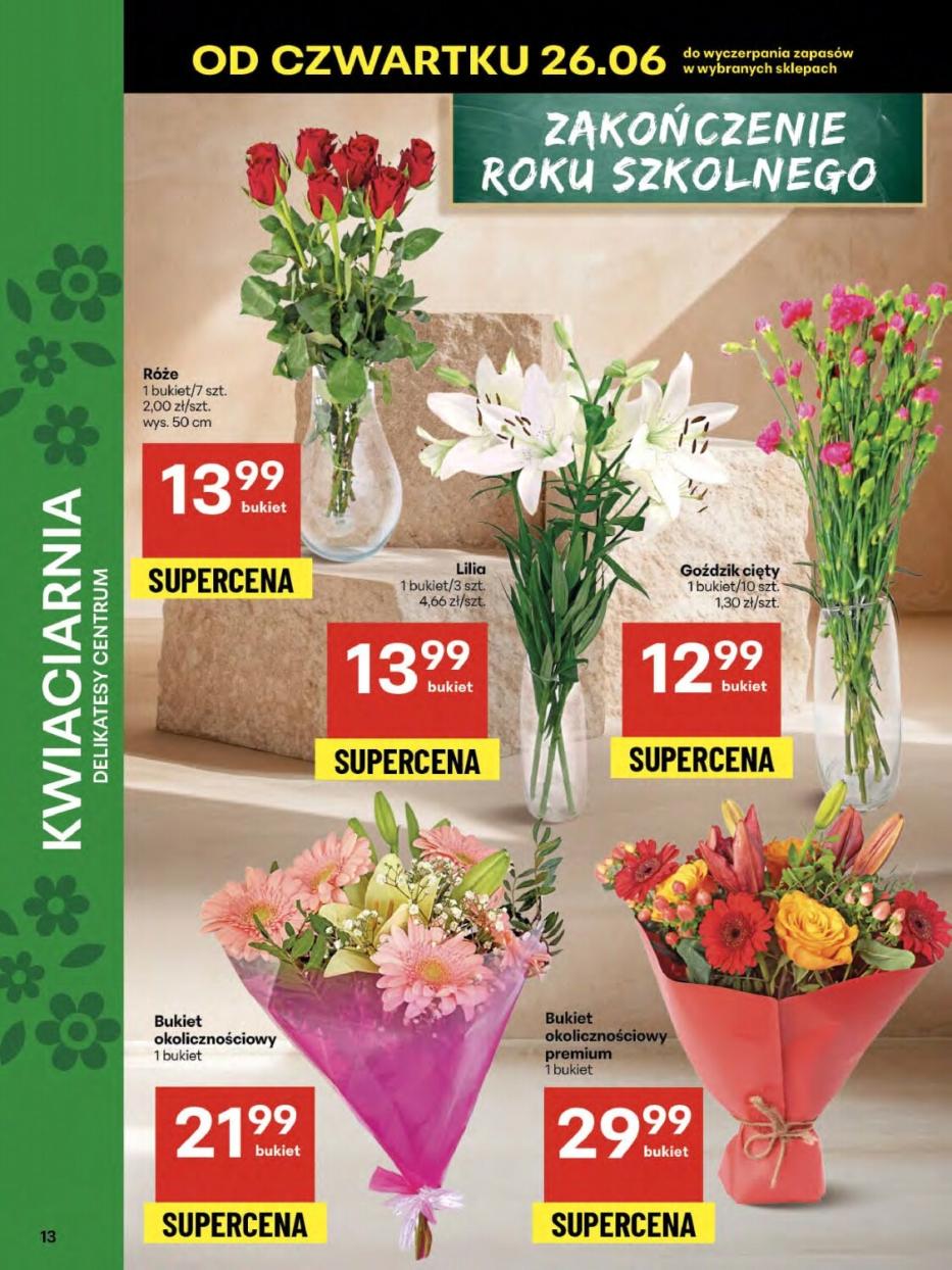 Gazetka promocyjna Delikatesy Centrum str. 13