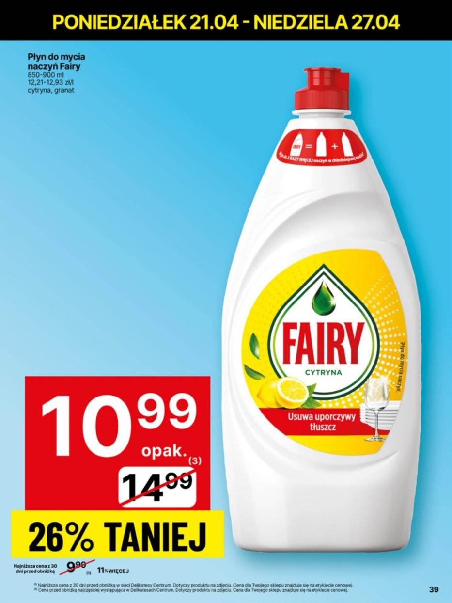 Gazetka promocyjna Delikatesy Centrum str. 39