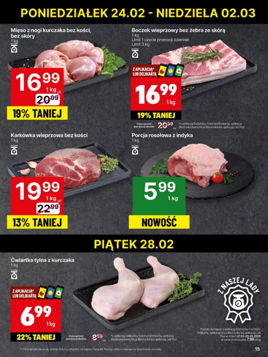 Gazetka promocyjna Delikatesy Centrum str. 15