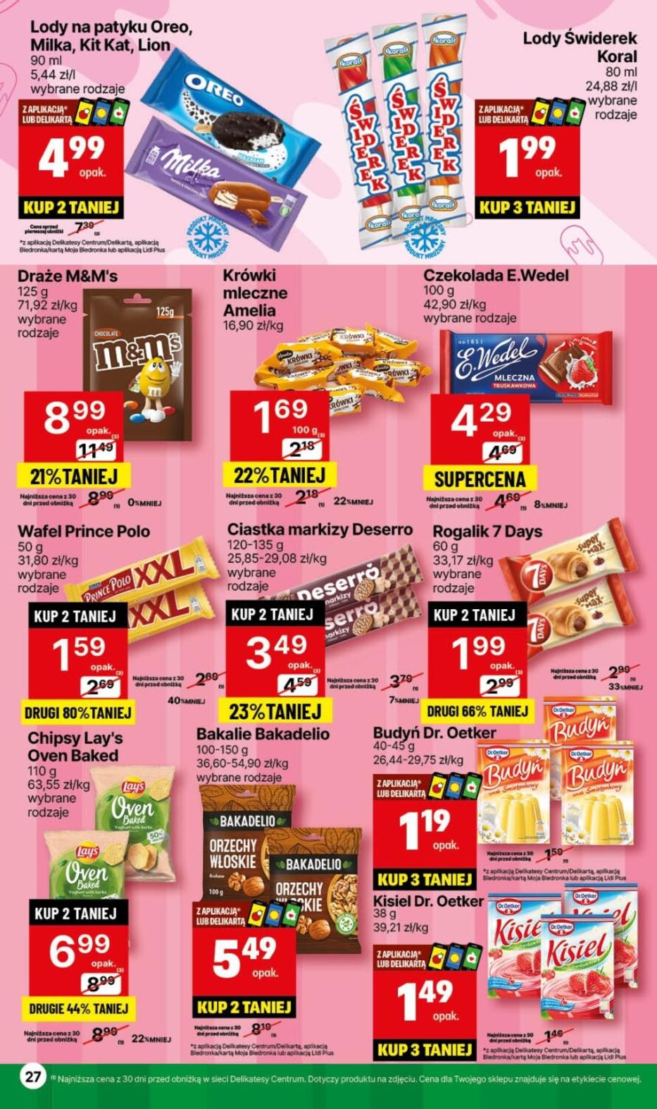 Gazetka promocyjna Delikatesy Centrum str. 27