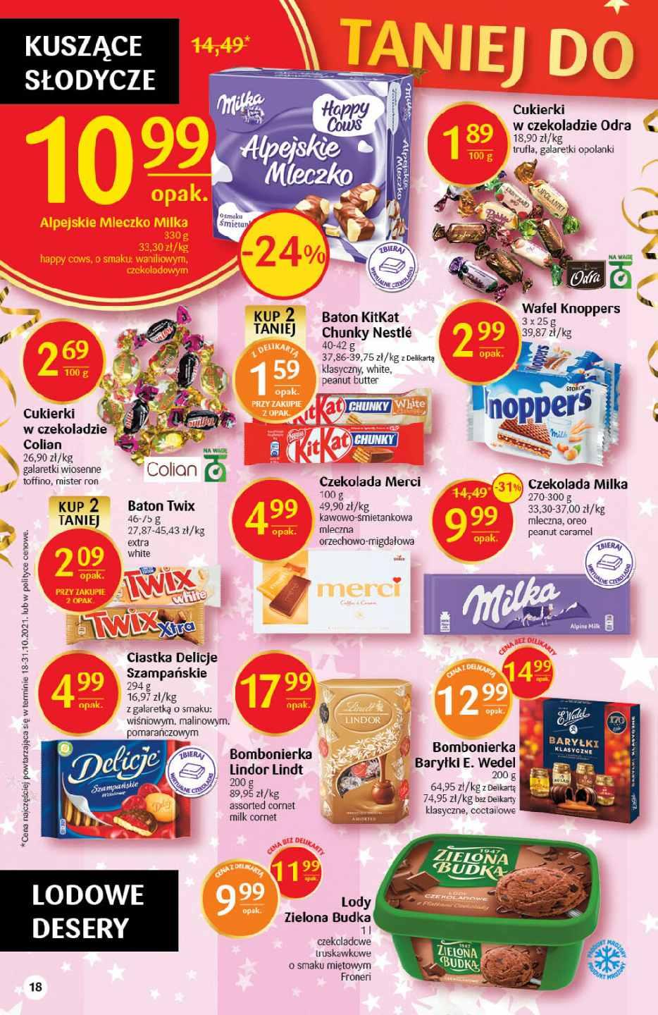 Gazetka promocyjna Delikatesy Centrum str. 18