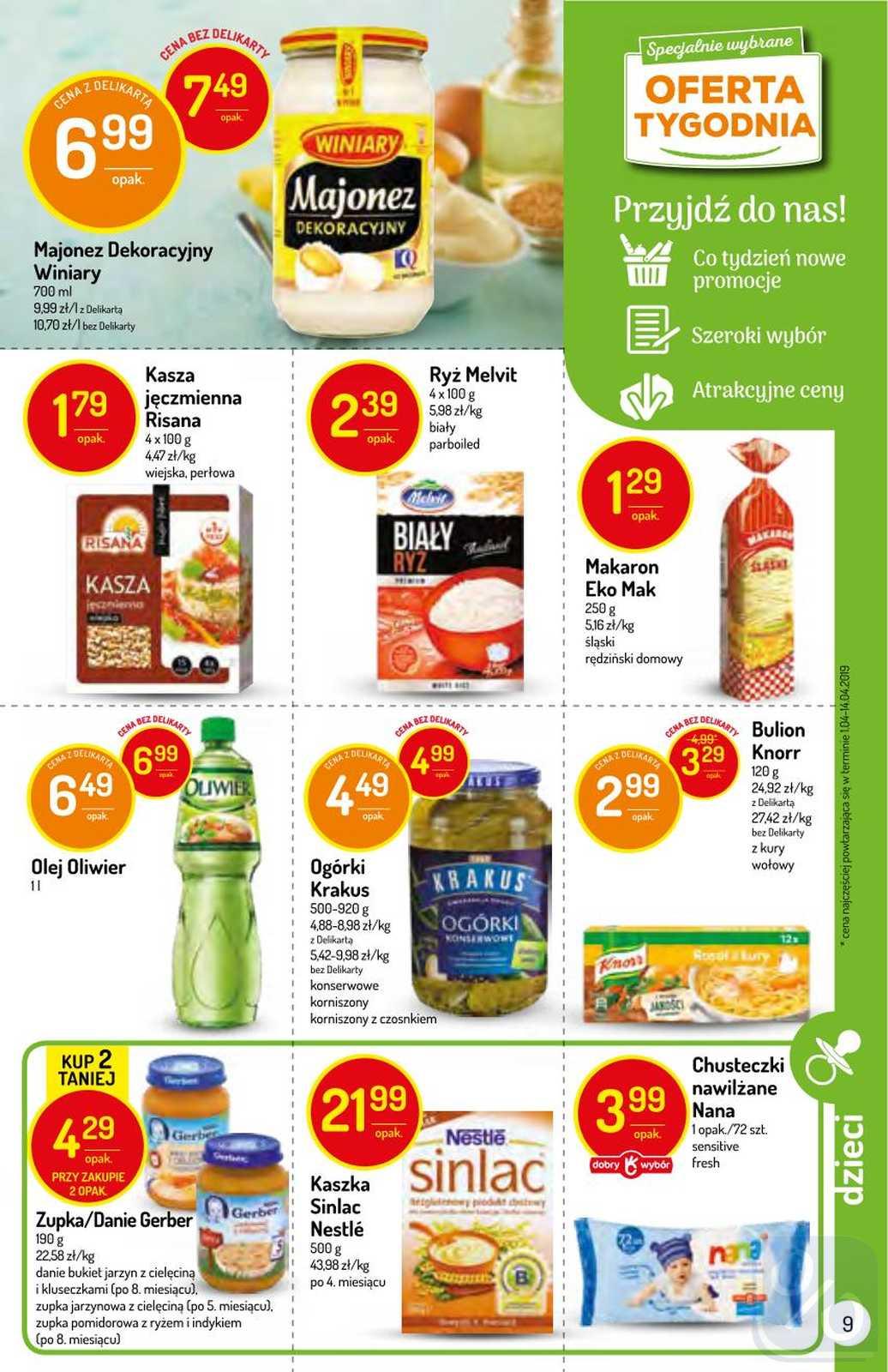 Gazetka promocyjna Delikatesy Centrum str. 9