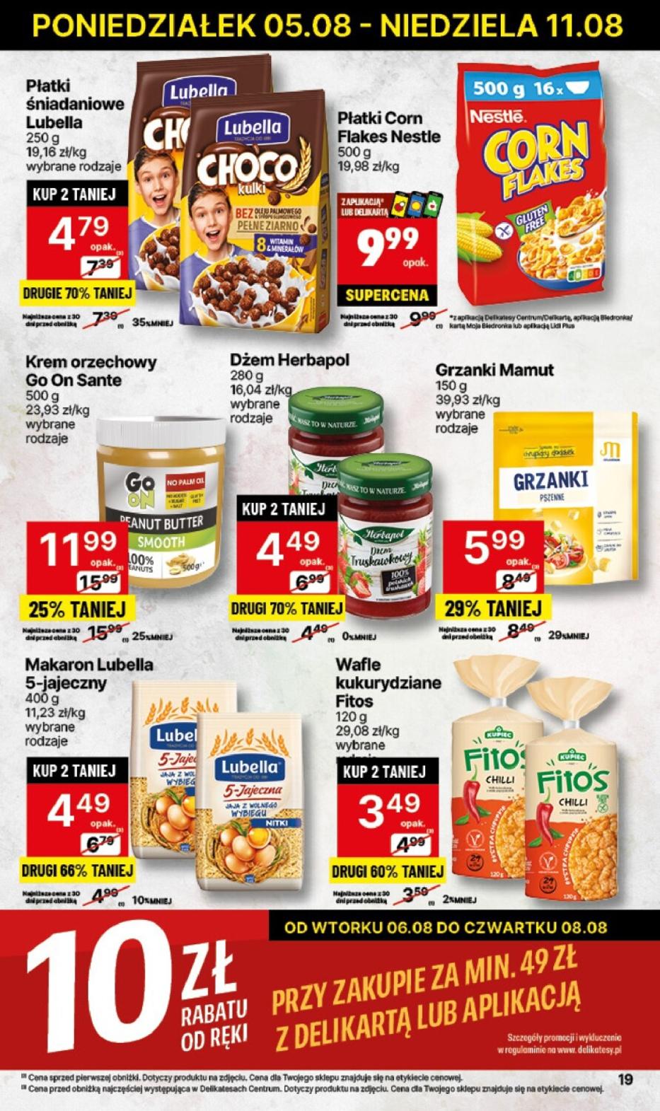 Gazetka promocyjna Delikatesy Centrum str. 19
