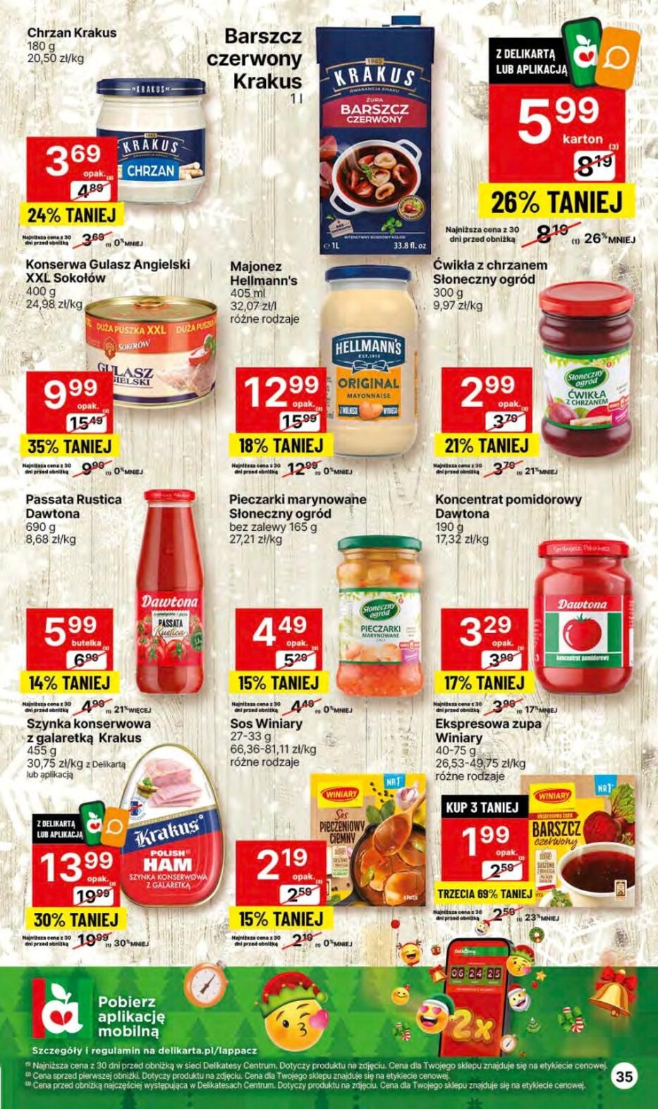 Gazetka promocyjna Delikatesy Centrum str. 35