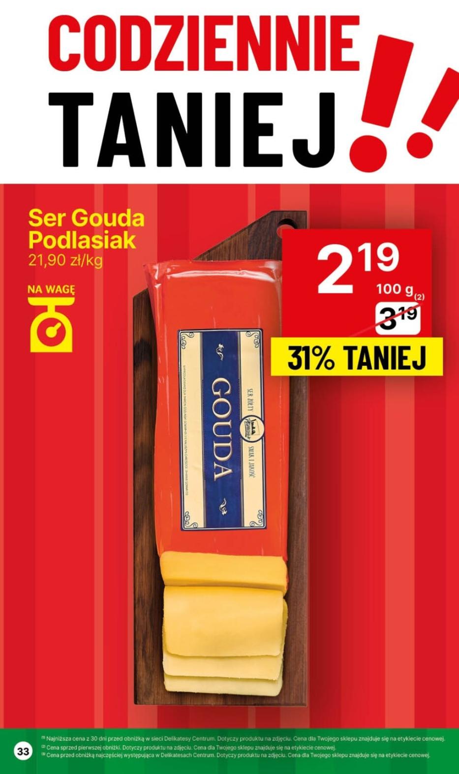 Gazetka promocyjna Delikatesy Centrum str. 33