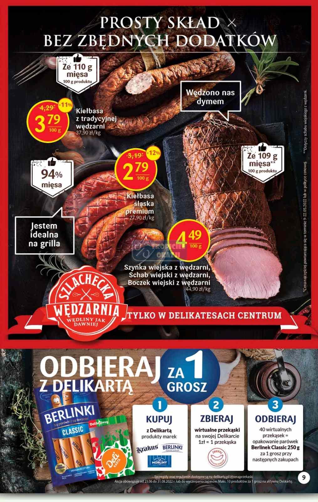 Gazetka promocyjna Delikatesy Centrum str. 9