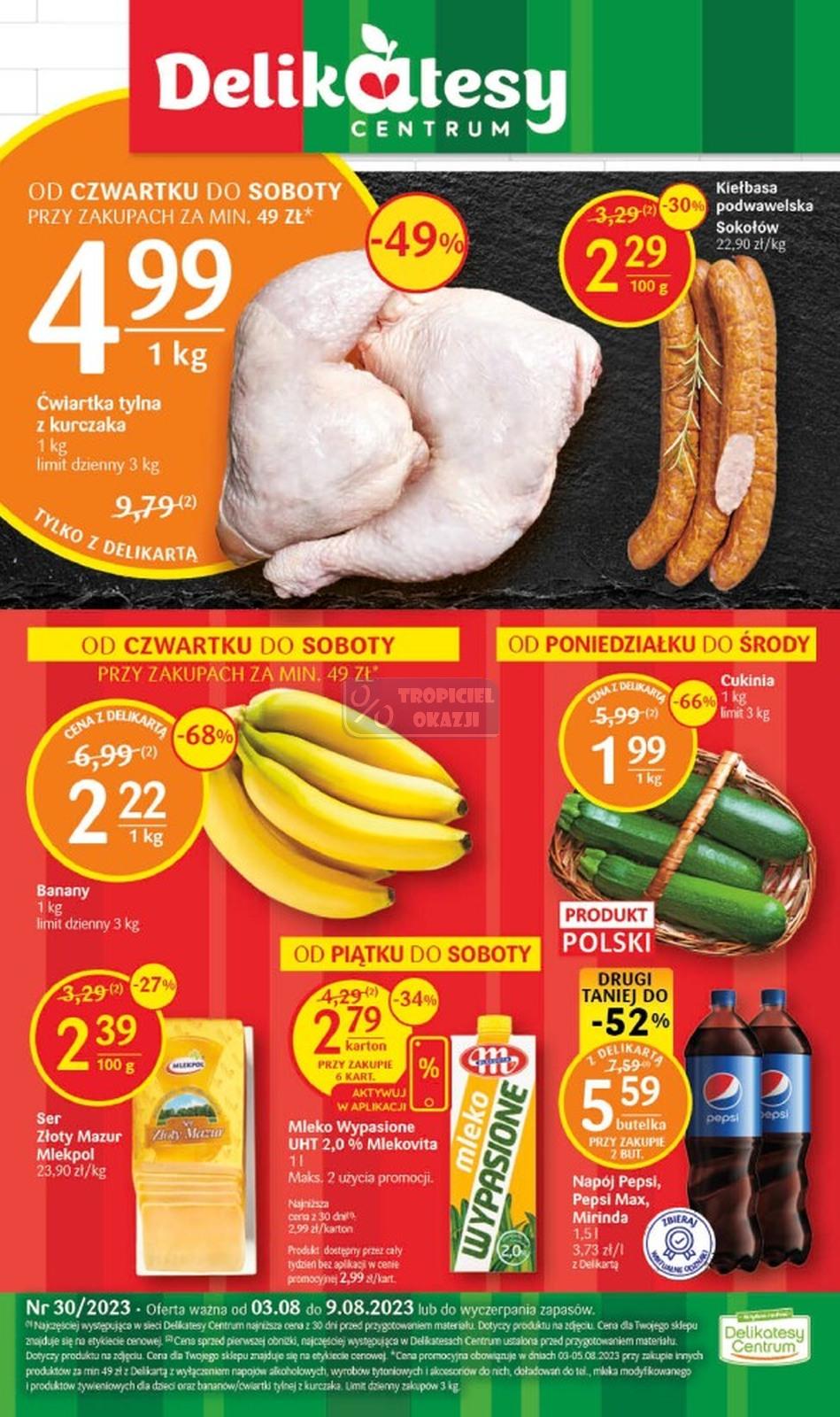 Gazetka promocyjna Delikatesy Centrum str. 1