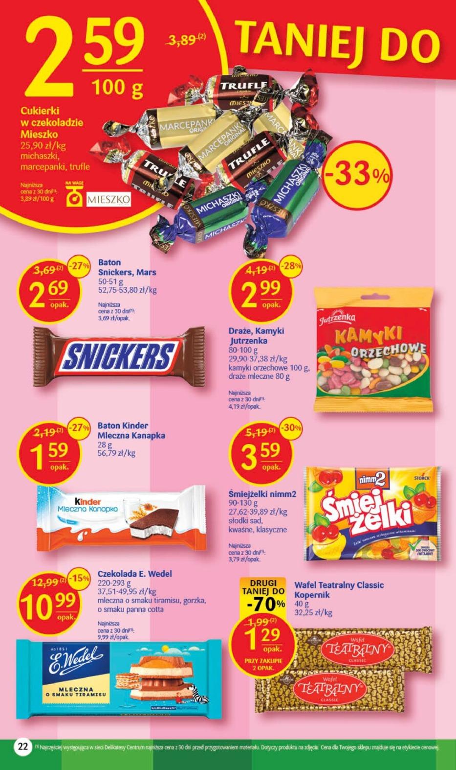 Gazetka promocyjna Delikatesy Centrum str. 22