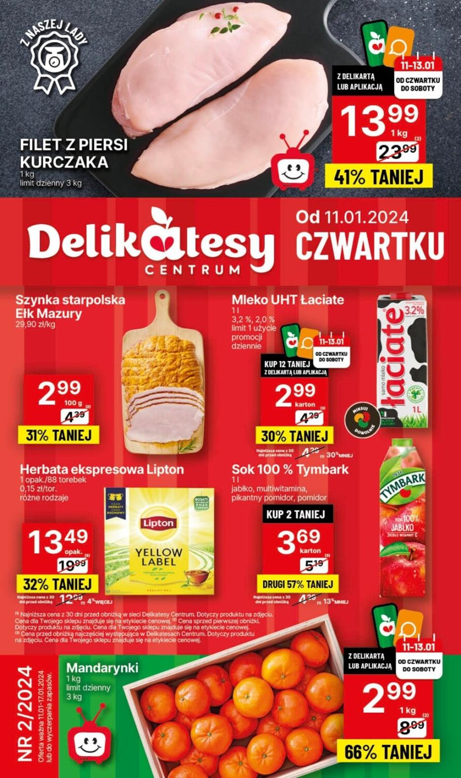 Gazetka promocyjna Delikatesy Centrum str. 1
